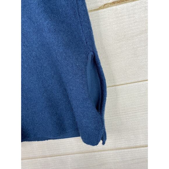 Cabelas Jacket Womens L Blue Embroidered Button Up Long Sleeve Wool Cotton Blend - Picture 12 of 12